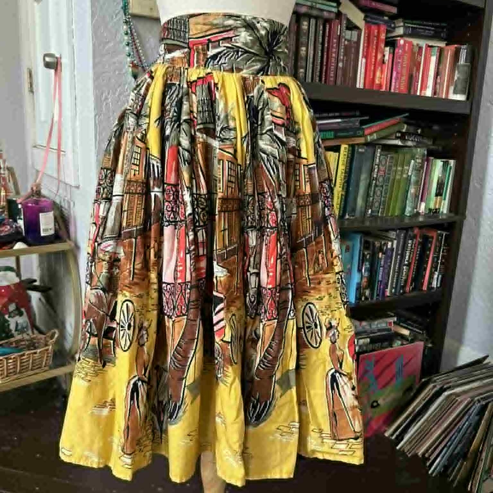 Trashy Diva French Quarter Yellow Multicolor Skirt